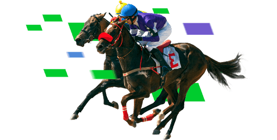 Jockeys on horses. Introducing Betway Horse Racing.